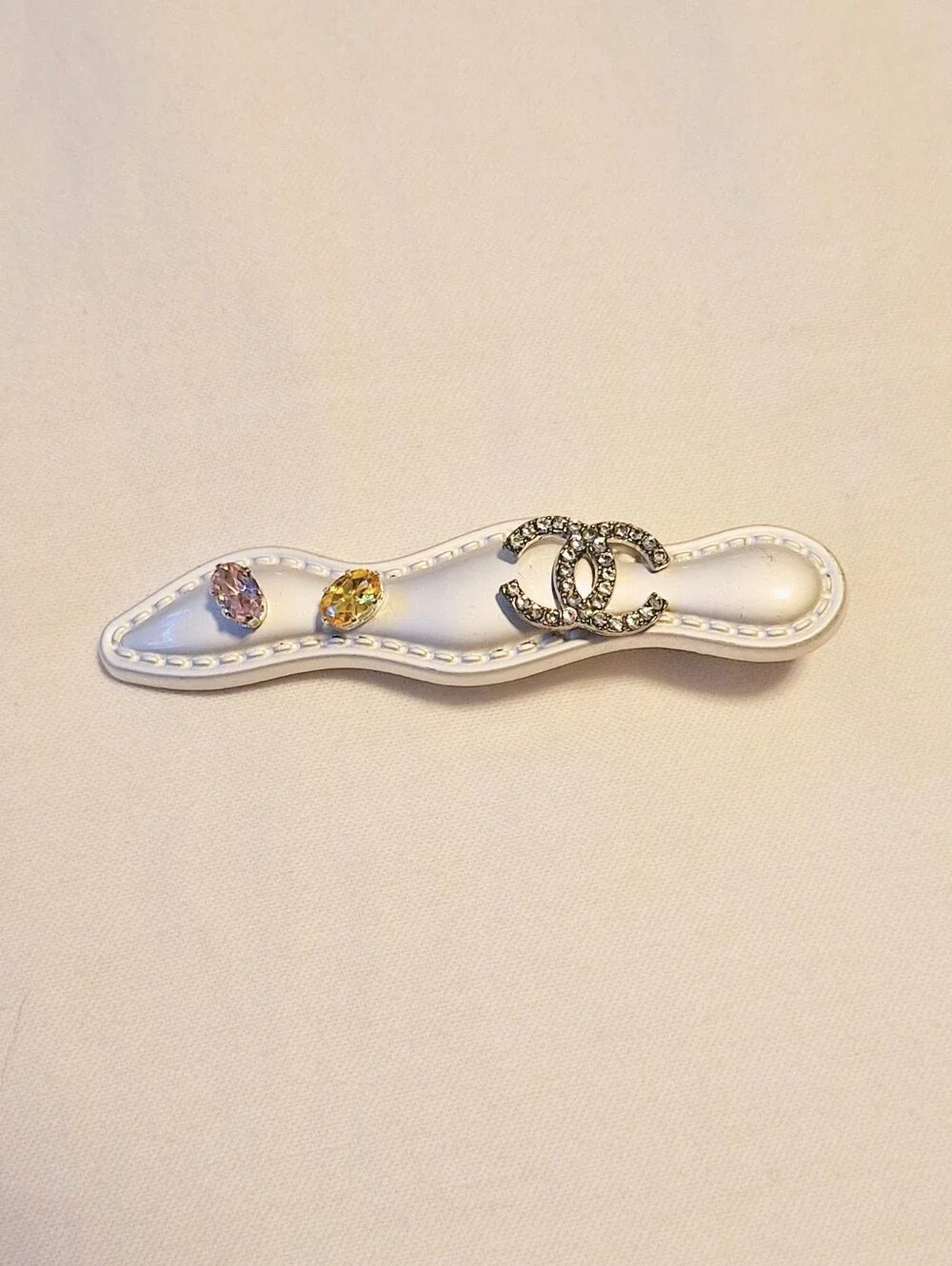 HAIR CLIPS - LOGO - SET OF 3 - NEW